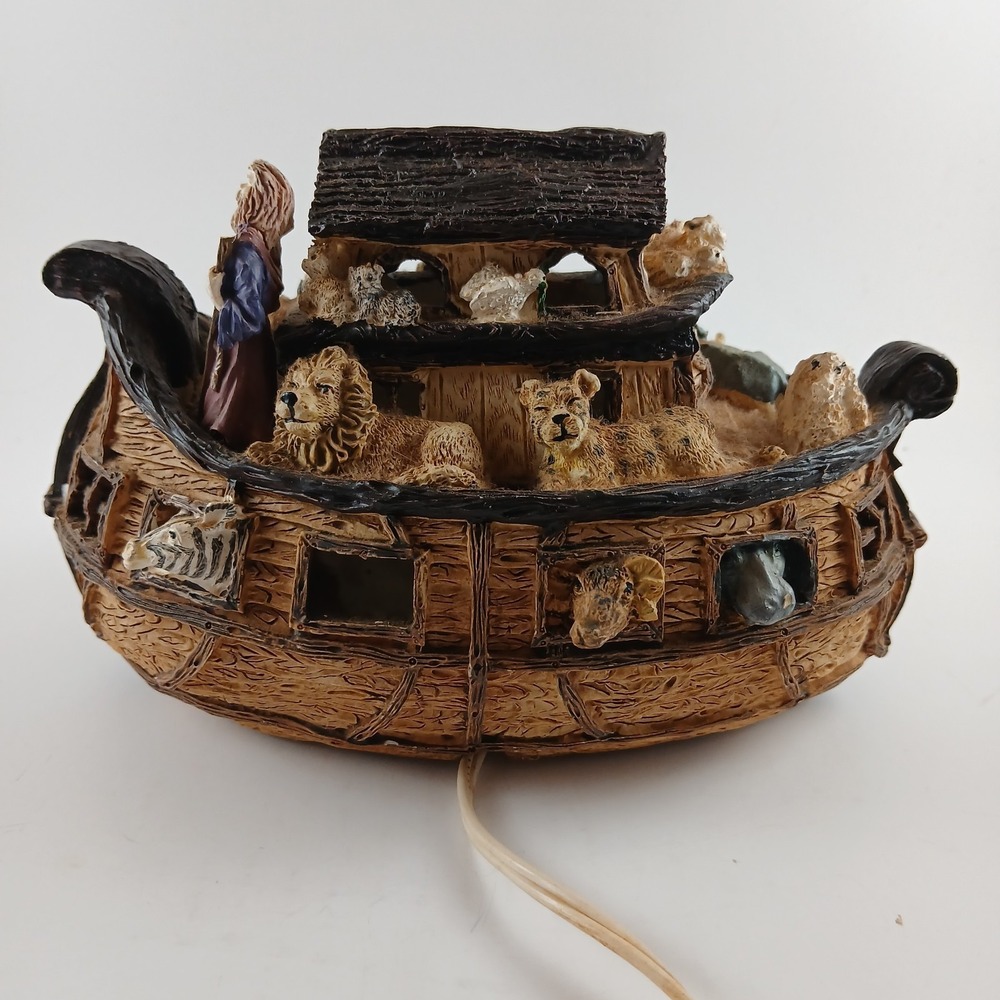 Vintage 1995 GWT Noah's Ark Light Up Nightlight Tested & Works - Picture 3 of 13
